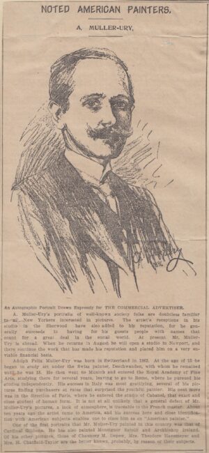 MULLER-URY, Adolfo (Self-Portrait)