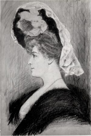 RUSSELL, Lillian (Pastel)