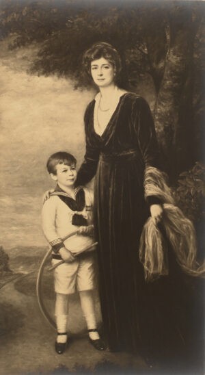 FRELINGHUYSEN, Mrs Joseph S. (Emily Brewster) with Joseph Frelinghuysen Jr.