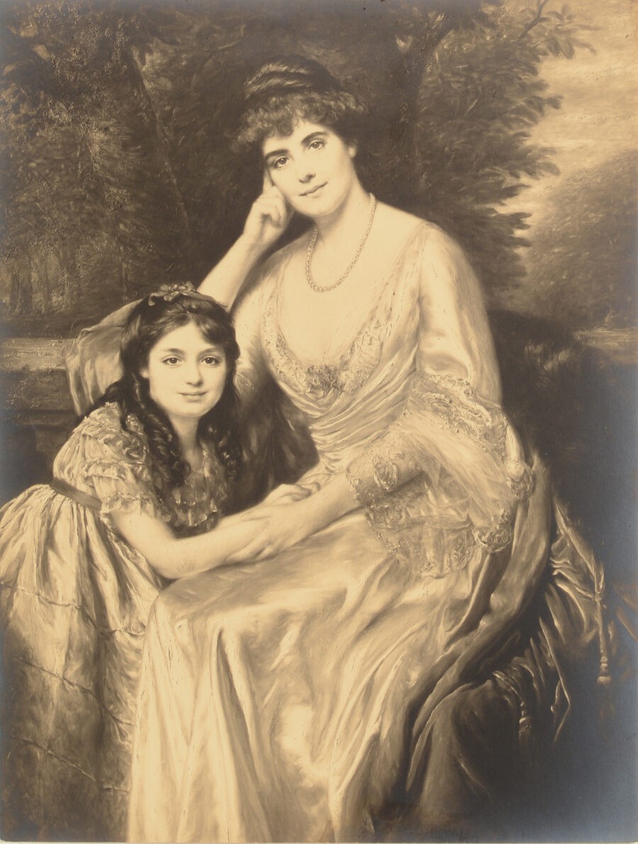 PARDO Y BARREDA, Mme. Felipe (Teresa) & her daughter Ana Teresa