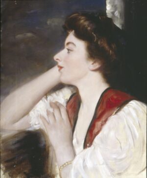 Portrait of an Unknown Woman in Profile