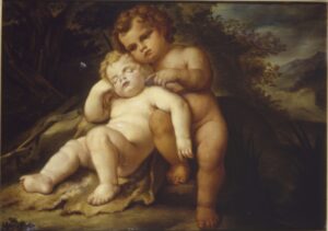 Infant Jesus Asleep with St John the Baptist