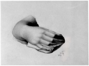 1881 - Study of a Plaster Cast of a Hand
