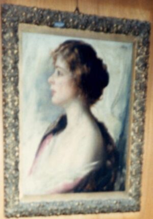 Portrait of an Unknown Woman in Profile