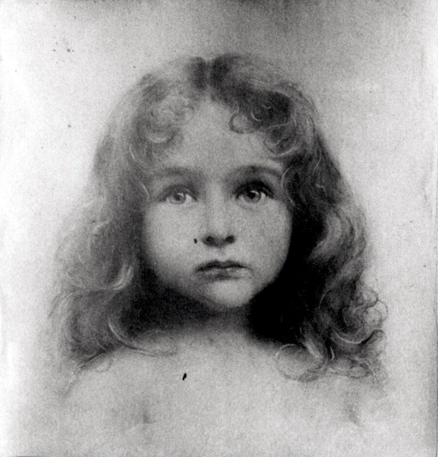 Portrait of an Unknown Little Girl