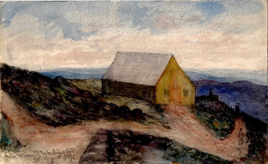 Watercolour: USA - From Mount Washington 30 August 1896