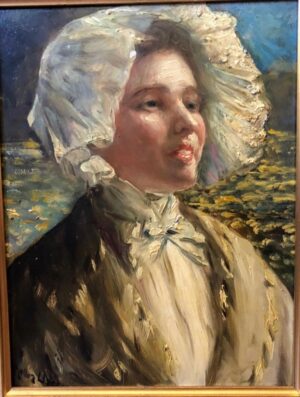 Girl in a White Bonnet ('The Milkmaid')